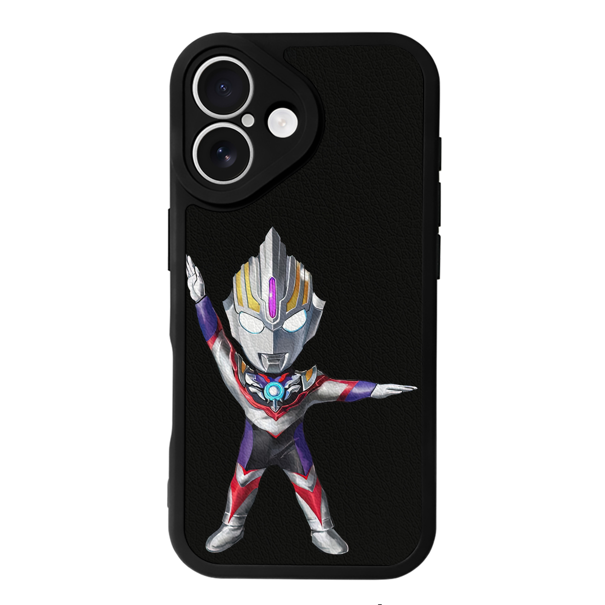 （画像用） ウルトラマン Ultraman 【iPhone 16シリーズ対応】シリコンスマホケース（レザー調） 材質：シリコン